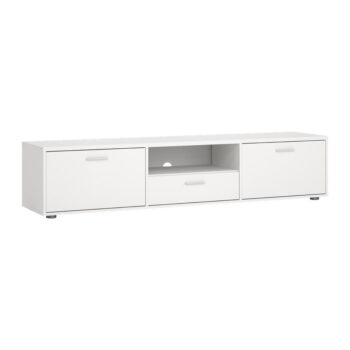 Biely TV stolík 177x38 cm Media – Tvilum – Obrázok 3