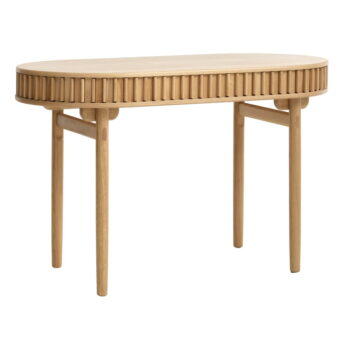 Pracovný stôl v dekore duba 60x120 cm Carno – Unique Furniture – Obrázok 2