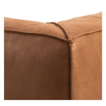 Koňakovohnedá pohovka z imitácie kože 208 cm Fairfield Kentucky – Bonami Selection - Image 6