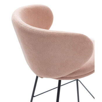 Svetloružové barové stoličky v súprave 2 ks (výška sedadla 65 cm) Rush – Marckeric – Obrázok 6