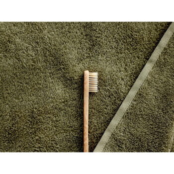 Olivovozelený uterák z froté bavlny Södahl, 100 x 50 cm - Image 2