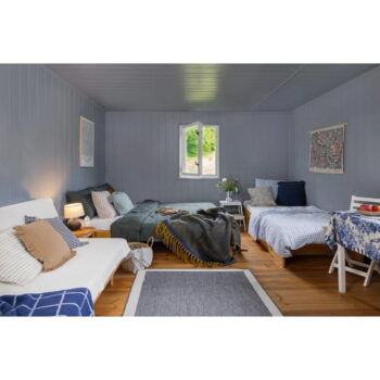Sivo-krémový vonkajší koberec NORTHRUGS Panama, 80 x 250 cm - Image 3