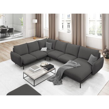 Tmavosivá pohovka do "U" Cosmopolitan Design Vienna, ľavý roh - Image 5