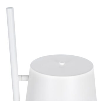 Biela stojacia lampa s kovovým tienidlom (výška 150 cm) – Ixia - Image 5