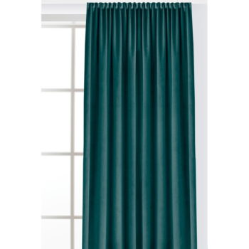 Zamatový dimout záves v petrolejovej farbe 530x250 cm Velto – Filumi – Obrázok 2