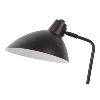 Čierna stolová lampa s kovovým tienidlom (výška 49 cm) Casque – Leitmotiv – Obrázok 2