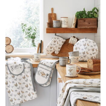 Utierky a chňapka v súprave 4 ks Country Animals – Cooksmart ® - Image 2