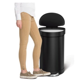 Pedálový odpadkový kôš z nerezovej ocele 45 l – simplehuman – Obrázok 6