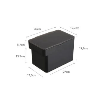 Súprava misky a boxu na granule pre domáceho maznáčika Tower – YAMAZAKI - Image 6