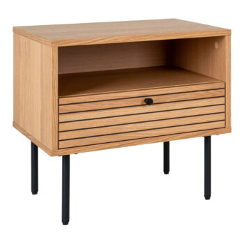 Odkladací stolík s doskou v dubovom dekore 40x50 cm Kyoto – House Nordic - Image 5