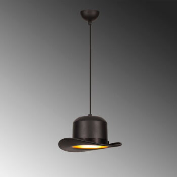 Čierne závesné svietidlo s kovovým tienidlom ø 30 cm Sivani – Opviq lights - Image 3