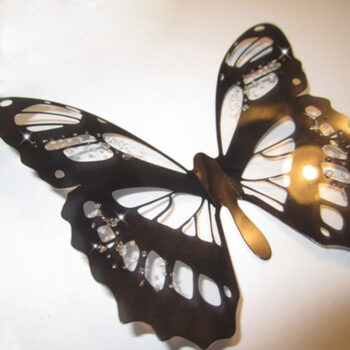 Sada 18 adhezívnych 3D samolepiek Ambiance Butterflies Chic – Obrázok 5