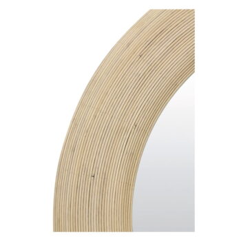 Nástenné zrkadlo s ratanovým rámom ø 109,5 cm Piedre – Light & Living - Image 6