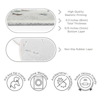 Prateľný detský hrací koberec ø120 cm Big World – Mila Home - Image 10
