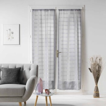 Sivé voálové záclony v súprave 2 ks 70x200 cm Candide – douceur d'intérieur - Image 3