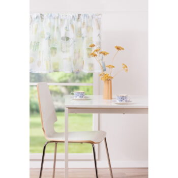 Krémovobiela záclona 125x50 cm Frutta – Mendola Fabrics - Image 2
