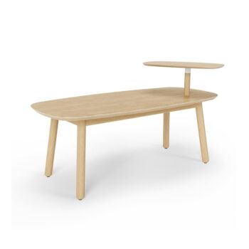 Konferenčný stolík z bukového dreva v prírodnej farbe 56x120 cm Swivo – Umbra - Image 5