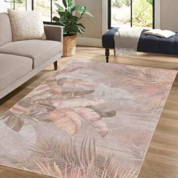 Béžový prateľný behúň 80x200 cm Dusty Leaves – Mila Home - Image 11