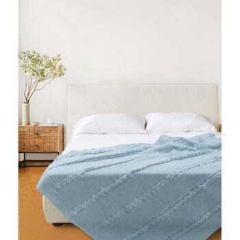 Modrý pléd 200x220 cm Trenza – Oyo Concept – Obrázok 3