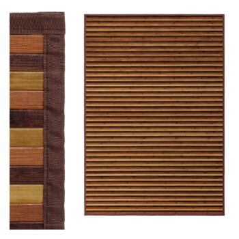 Bambusový koberec v hnedo-horčicovej farbe 140x200 cm – Casa Selección - Image 2