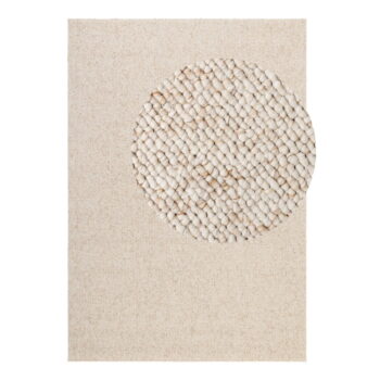 Krémovobiely prateľný koberec 200x290 cm Rocco Cream – Elle Decoration
