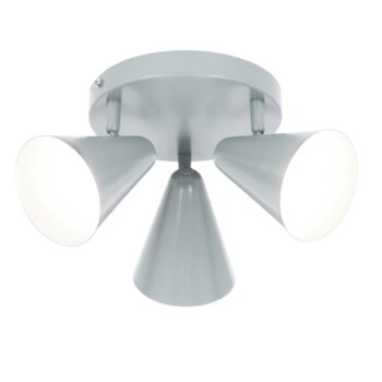 Modré stropné svietidlo s kovovým tienidlom 34x34 cm Amor – Candellux Lighting - Image 4