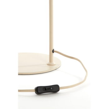 Béžová stolová lampa s textilným tienidlom (výška 60,5 cm) Elati – Light & Living - Image 5