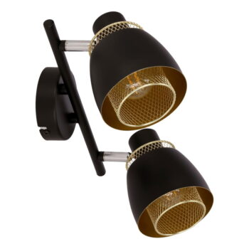 Čierne stropné svietidlo s kovovým tienidlom 41.5x10 cm Aleksandria – Candellux Lighting - Image 10