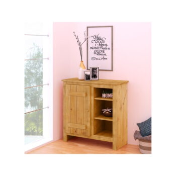Skrinka z borovicového dreva v prírodnej farbe 90x90 cm Bertram – Støraa - Image 6