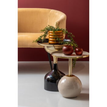Kovový okrúhly odkladací stolík ø 41 cm Ivy – Leitmotiv - Image 6