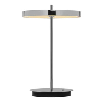 LED stolová lampa so stmievačom v striebornej farbe s kovovým tienidlom (výška  31 cm) Asteria Move – UMAGE - Image 7