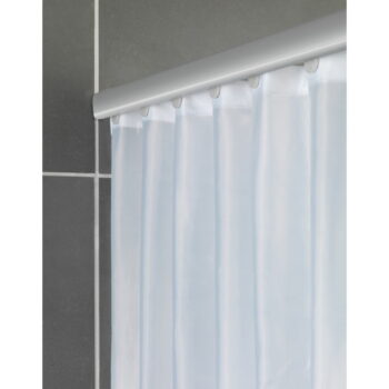 Tyč na sprchový záves v lesklo striebornej farbe 75 - 125 cm Era – Wenko - Image 4