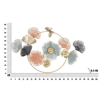 Kovová nástenná dekorácia 91x57 cm Sofy - Mauro Ferretti – Obrázok 6