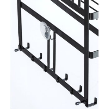 Čierny nástenný kuchynský organizér Wenko Gala – Obrázok 5