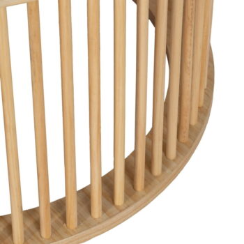Okrúhly konferenčný stolík v dekore borovice v prírodnej farbe ø 60 cm Stick – Ixia – Obrázok 6