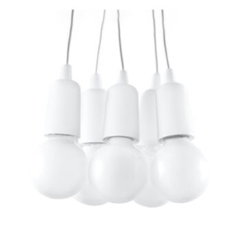 Biele závesné svietidlo ø 25 cm Rene – Nice Lamps – Obrázok 5