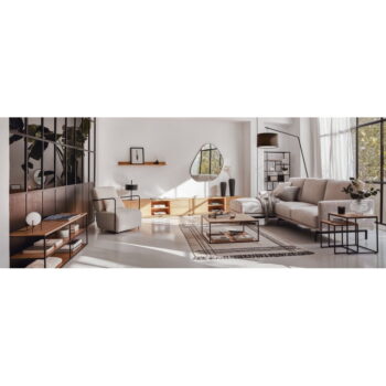 TV stolík v dekore duba v prírodnej farbe 150x44 cm Abilen - Kave Home - Image 6
