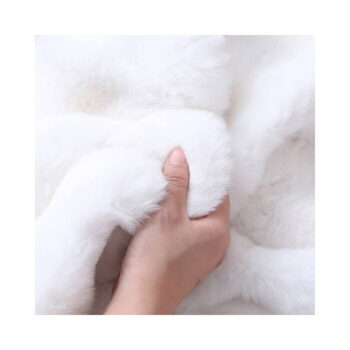 Biely umývateľný okrúhly koberec ø 100 cm Bubble White – Mila Home - Image 6