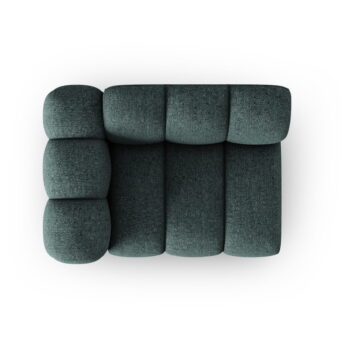 Tyrkysovomodrý modul pohovky (ľavý roh) Lupine – Micadoni Home - Image 3