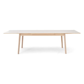 Rozkladací jedálenský stôl s bielou doskou Hammel Single 180 x 90 cm - Image 3
