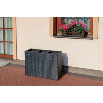 Vonkajší kvetináč v čiernej farbe Bonami Essentials Patteo - Image 3
