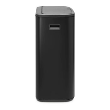Matne čierny dotykový oceľový odpadkový kôš 60 l Bo Touch Bin – Brabantia - Image 3