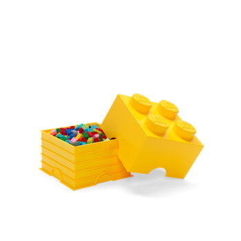 Žltý úložný box štvorec LEGO® - Image 3