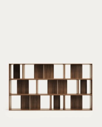 Modulárny policový systém v dekore orecha v prírodnej farbe 34x38 cm Litto – Kave Home - Image 7