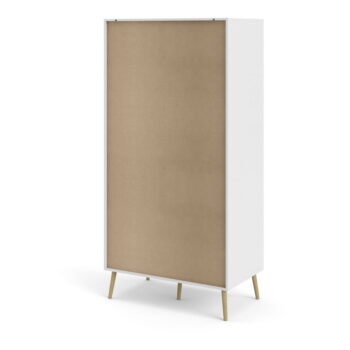 Biela šatníková skriňa Tvilum Oslo, 99 x 200 cm - Image 6