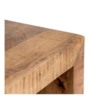 Konzolový stolík z mangového dreva v prírodnej farbe 40x140 cm Ava – Ixia - Image 10