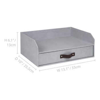 Kartónový organizér na dokumenty so zásuvkou Walter – Bigso Box of Sweden - Image 2