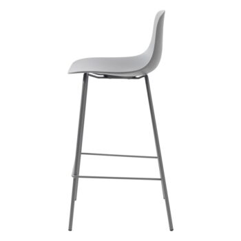 Sivá plastová barová stolička 92,5 cm Whitby – Unique Furniture – Obrázok 3