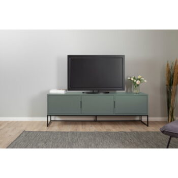 Sivozelený TV stolík 177x57 cm Lipp - Tenzo – Obrázok 6