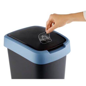Odpadkový kôš z recyklovaného plastu 25 l Twist - Rotho - Image 6
